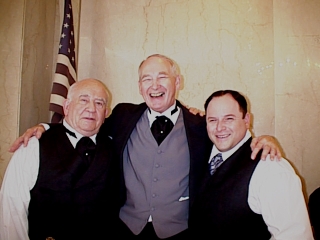 John Henley's website gallery, Ed Asner, John Henley and Jason Alexander