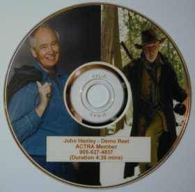 John Henley Demo DVD artwork!